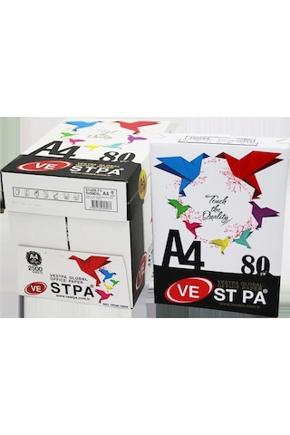 Vestpa A4 Fotokopi Kağıdı 80 Gr 500'lü A4