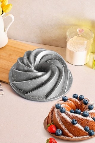 Cake Pro Döküm Rüzgar Gülü Silver Kek Kalıbı Gümüş