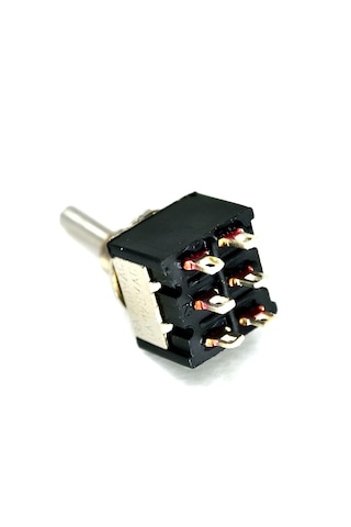 Mini Toggle Switch 1-0 Metal Anahtar 6 Pin 12v - 220v