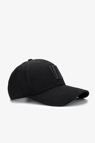 Valmenti Unisex Tekstil Beyzbol Şapka 1139 Ec4006 Spk Y25 Black Logo Siyah