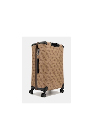 Guess Kadın Kahverengi Berta 28 İnç 8 Teker Bavul Kahverengi