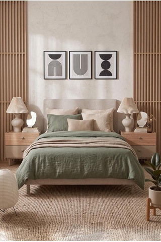 Robin Home 2'li Komodin Set 2 Çekmeceli Ahşap Ayaklı Kumsal-sepet