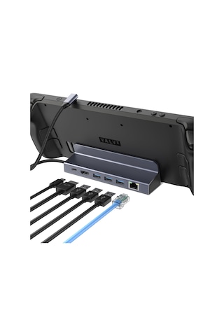 6 Arada 1 Usb C Hub, Tip C - Usb Hub, 4k Hdmı Hub, 100w Pd Şarj Portu, Ethernet Hub, 3 Usb A 3.0 Bağlantı Noktası, Hava/ımac/xps/anahtarla Uyumlu