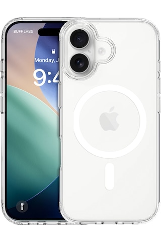 Buff Apple Uyumlu iPhone 17 Magsafe Air Hybrid Şeffaf Kılıf