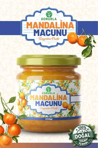 Mandalina Macunu Zencefil, Zerdeçal, Havlıcan, Nane, Kekik, Okaliptus Yağı İçeren Macun 240 Gr Mandalina Macunu Zencefil, Zerdeçal, Havlıcan, Nane, Kekik, Okaliptus Yağı İçeren Macun 240 Gr