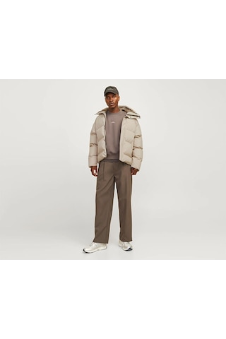 Jack & Jones Jack Jones Jcolpha Puffer Sn Erkek Günlük Mont 12261971-crockery Krem 12261971-crockery Krem