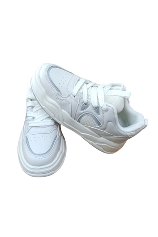 Cool Jacop Flt Çocuk Bağcıklı Sneaker Spor Beyaz Beyaz
