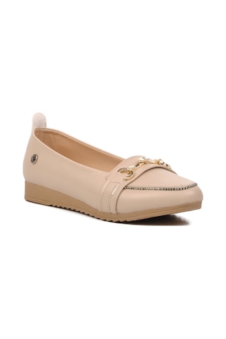 Pierre Cardin Bej Hafif Kadın Babet Pc-53016 Z Bej