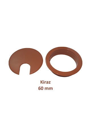Masa Üstü Kablo Kanalı Deliği Kapağı, Kiraz, Masa Kapağı, 6 Cm