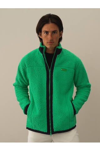 Yeşil Formunu Koruyan Regular Fit Mont 195057