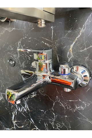İsaoğlu Yapı Banyo Duş Seti Ve Banyo Bataryası Duş Sistemi Vintage Tasarım Robot Duş Seti Diğer