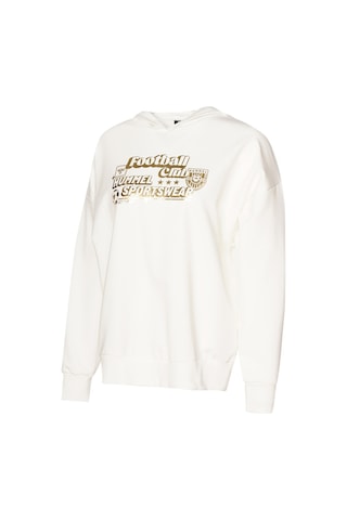 Hummel Albına Oversıze Hoodıe Kadın Hoodıe Beyaz Beyaz