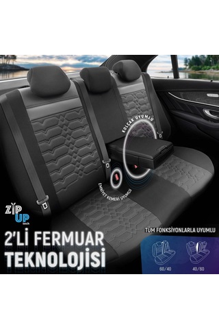Otom Elegance Design Premium Özel Tasarım Oto Koltuk Kılıfı 553447303