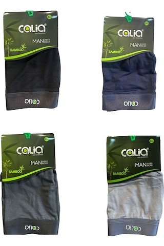 4'lü Paket Bambu Erkek Boxer Asorti