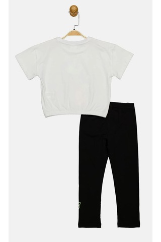 Minnie Mouse Lisanslı Beyaz Kız Çocuk Pamuk Alt Üst Takım Mn17364 Beyaz