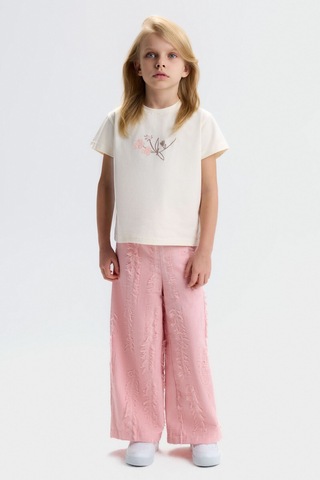 Xo Kids Kız Çocuk 3lü Kombin Takmı 4-8 Yaş Set0534 Pudra