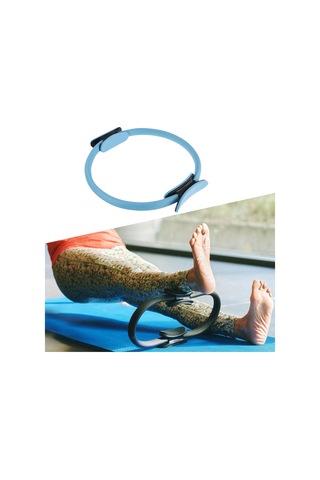 Suntek Pilates Fitness Halkası Cihazı Ev Şekillendirme Mavi Mavi
