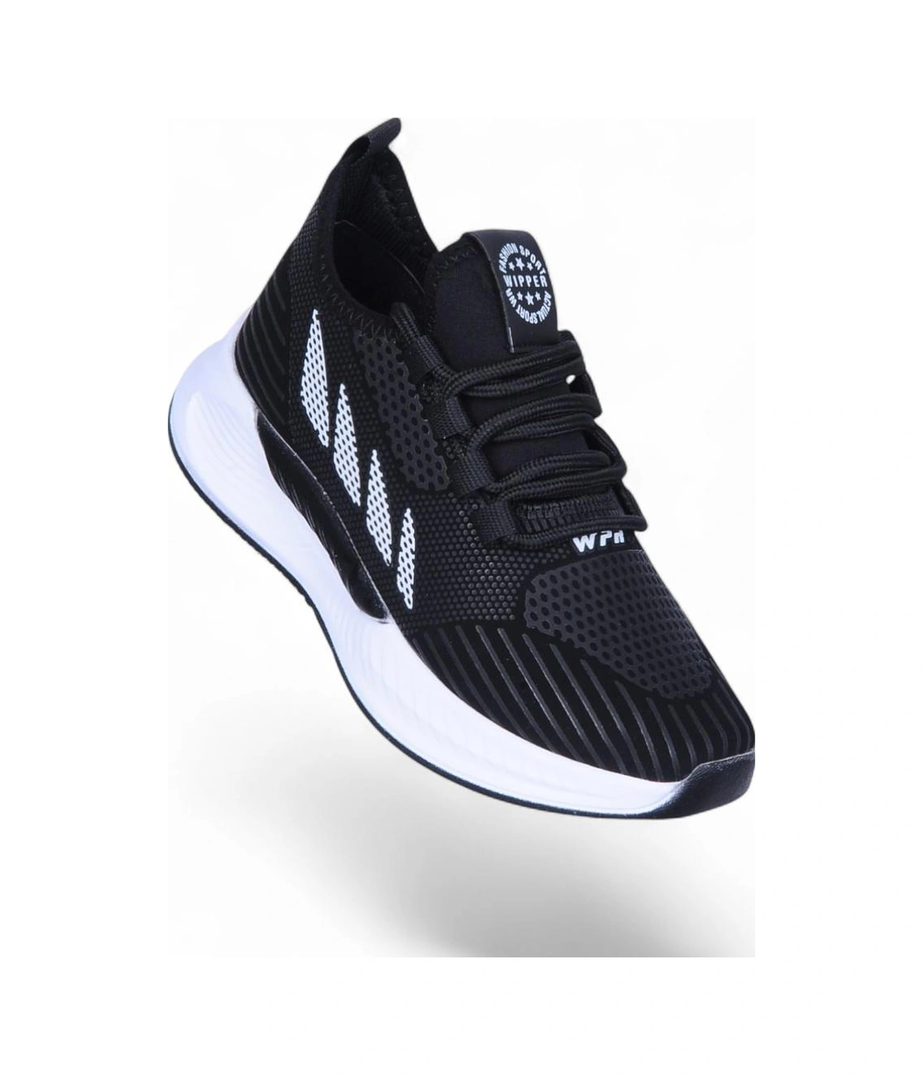 Ayakcenter 8011 Wipper Syh-byz Cilt Erkek Sneaker Ayakkabı Siyah