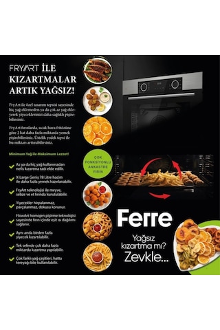 Ferre Ve Afm Tech Fryart Noora Beyaz XE63CB + FM2-BD2201 + FM3301 Ankastre Set