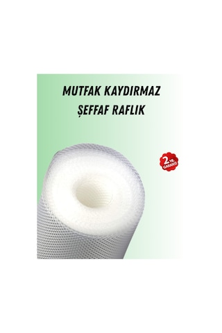 Şeffaf Mutfak Raflığı Ve Çekmece Kaplaması Kaydırmaz Pvc Çok Renkli
