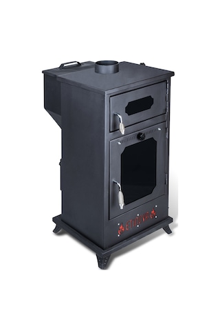 Etinova Eti-b4 Fırınlı Odun Ve Pelet Yakan Şömine Tipi Soba