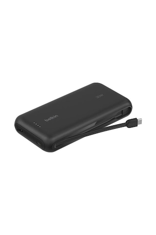 Belkin Bpb024 Boostcharge 20k 30w Entegre Usb-c Kablolu Powerbank - Siyah