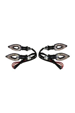 Motosiklet Led Üçgen Sinyal 4 Adet Üniversal