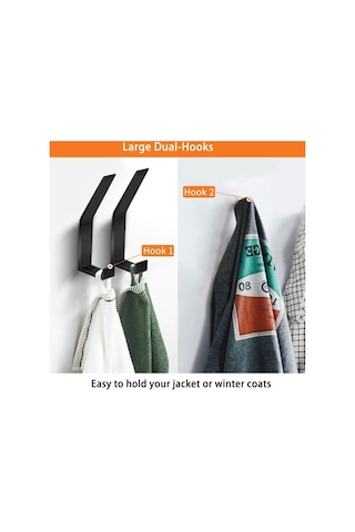 Görünmez Vidalar Ceketler, Montlar, Giysiler, Atkılar Ve Çantalar İçin Duvar Kancaları B Diğer