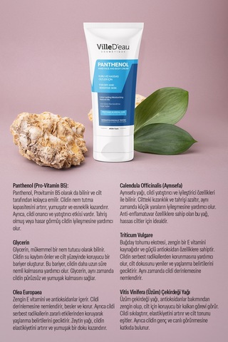 Ville D'eau Hassas ve Kuru Ciltler İçin Nemlendirici El Yüz ve Vücut Kremi 125 ML