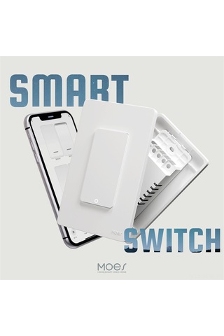 Maiyame Akıllı Ev Anahtar Tuşu, Tuya Wifi İle Uzak Kumanda Ve Zamanlama, Ses Kontrollü, Beyaz Renkli, Abd Standartı, 4 Yollu Işık Kontrolü Tuya Wifi