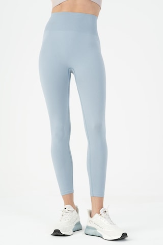 Maraton Active Slimfit Kadın Koşu Sisli Mavi Tayt 812096 Mavi