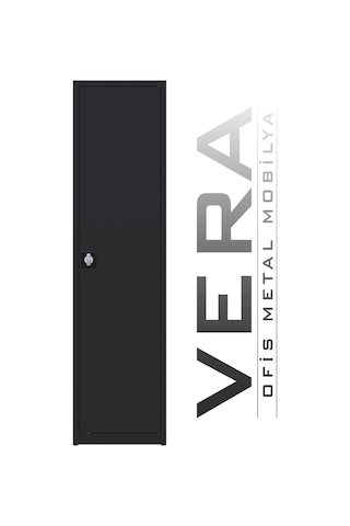 Çelik Dosya Dolabı Metal Dolap Ofis Dolapları Arşiv , Garaj , Bahçe , Kiler , Balkon 50x60x180 Siyah / Siyah