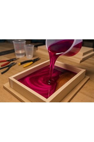 3 Kg Hobi Epoxy/ Şeffaf Epoksi Reçine Ince Döküm Power Time Epoxy