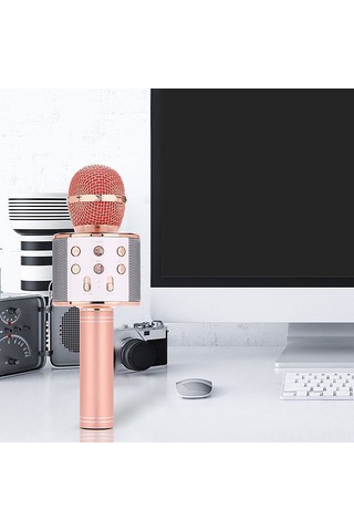 Xindoker "profesyonel Kablosuz Mikrofonlu Şarkı Söyleme Hoparlörü - Bluetooth 4.1, Gürültü Azaltma, 5w Ses Çıkışı" 100 Karakter