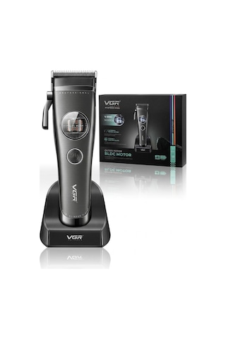 V-880c Profesyonel Saç Kesme Makinesi 7200 Rpm Seramik & Mım Çelik Bıçaklı Şarjlı Tıraş Makinesi 10 Taraklı - Clipper