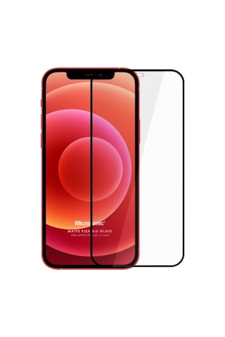 Apple iPhone Uyumlu 12 Mini Seramik Matte Flexible Ekran Koruyucu Cam
