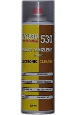 530 Yağsız Kontak Oksit Temizleme Spreyi 500Ml