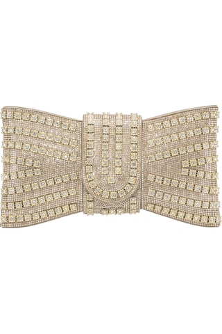 Guja 25yg591 Kadın Taşlı Abiye Çanta Altın Altın