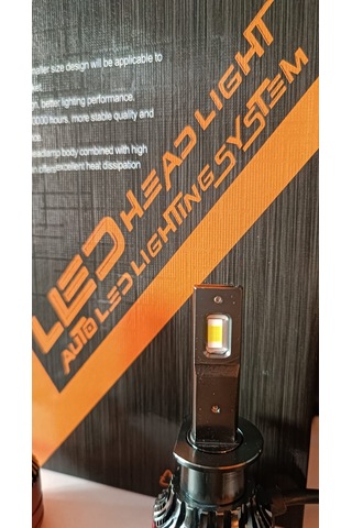 H1 Kısa Far Led 12000 Lumen Csp Şimşek Etkli Led Xenon