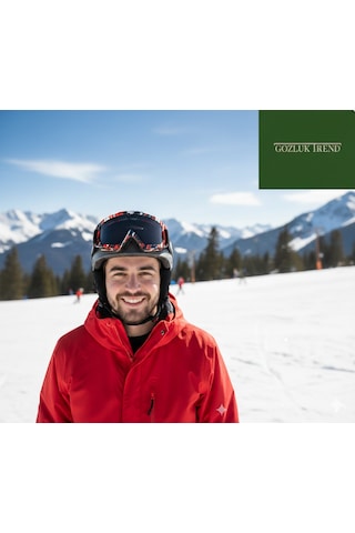 Esrada Kayak Gözlüğü Antifog Ventilli Uv Korumalı Güneş Kar Gözlük Siyah Cam Snowboard Glasses Sporu Çok Renkli