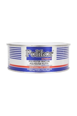 Polikor Süper Soft Çelik Macunu 900 Gram + Macun Sertleştirici