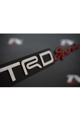 Toyota Trd Sportivo Çamurluk 3M 3D Krom Metal Logo Amblem New Sty (547919582)