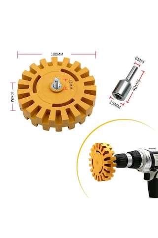 Petinka Kauçuk Oto Leke Temizleyici Silgi 10 Cm 2 Cm