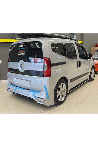 Fiat Fiorino Yan Marşpiyel Seti Plastik 2 Adet Mat Siyah