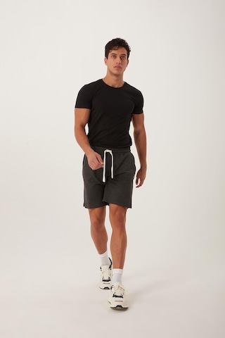 Erkek Golf Nakışlı 2 Iplik Şort Antrasit