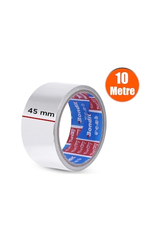 Alüminyum Folyo Bant 45 Mm X 10 Metre Yanmaz Soba Borusu Bandı (504175502)