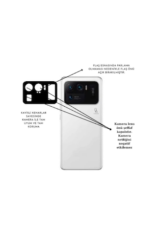 Xiaomi Redmi Note 13 Pro 4g Uyumlu Kamera Lens Koruyucu Tam Kaplayan Kavisli Kamera Lens Koruyucu