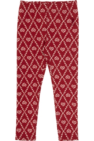 U.S. Polo Assn. Kız Çocuk Vişne Kalp Desenli İnterlok Eşofman Altı 50306278-VR223
