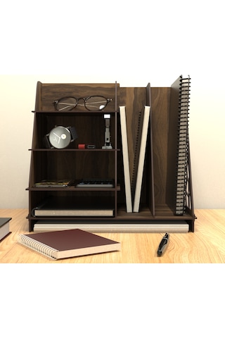 Kuk Design Ottoman Masaüstü Düzenleyici Ofis Evrak Rafı Organizer N11.292