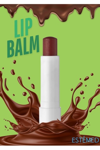 Estemed Dubai Çikolatası Aromalı Lip Balm 2'li Paket 4,75gx2